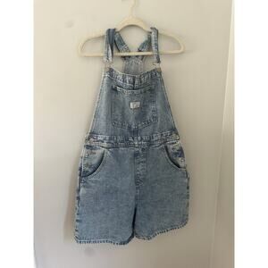 Levis Two Horse Brand Overalls Blue Denim Workwear L Dungarees Shortalls